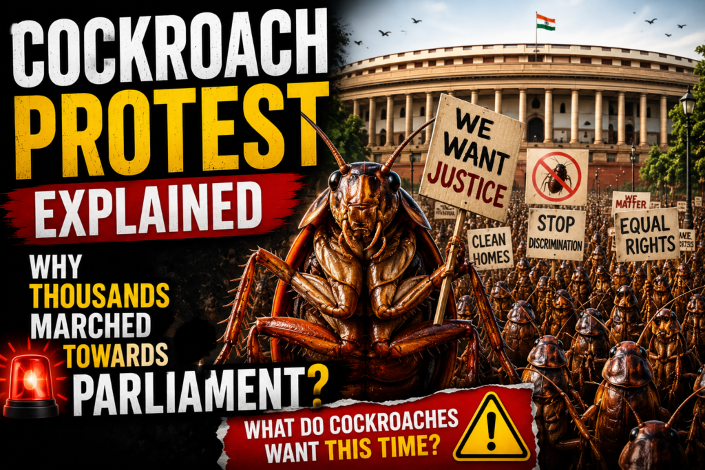 Cockroach Protest