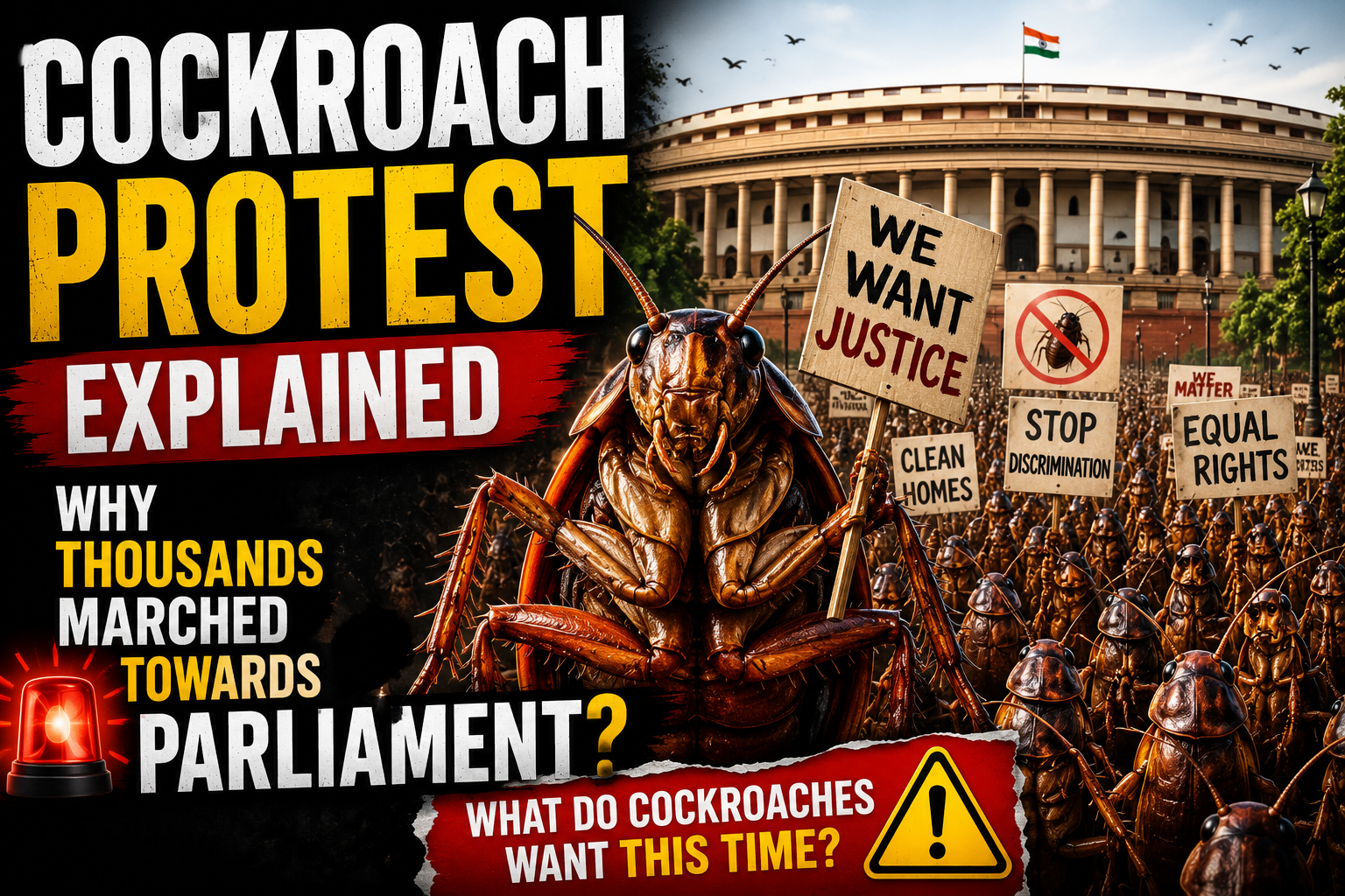 Cockroach Protest